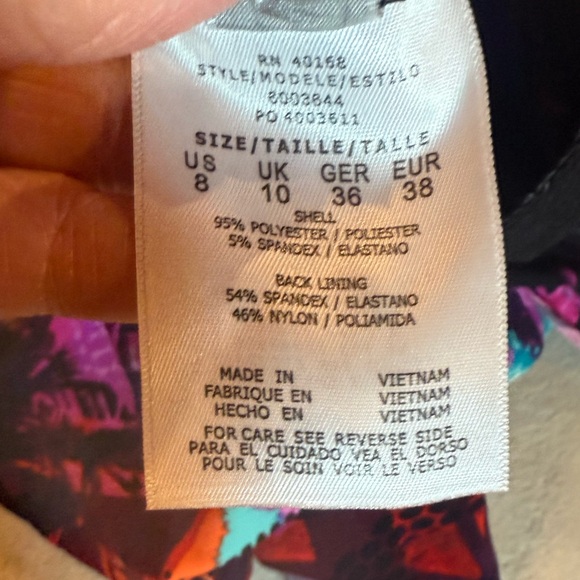 NWT Magicsuit by Miracle Suit Cypress Rita Tankini) top only) size 8 - Picture 9 of 11